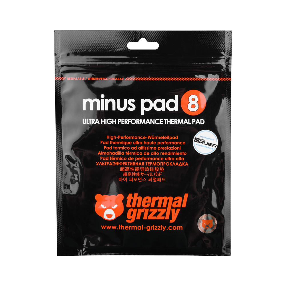 (서세페) Thermal Grizzly minus pad8 120x20 2장 (1.0mm)