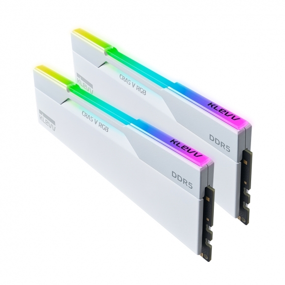 ESSENCORE KLEVV DDR5-6400 CL32 CRAS V RGB 화이트 패키지 서린 (32GB(16Gx2))