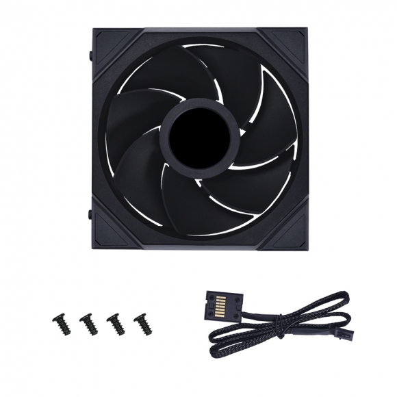 LIAN LI UNI FAN TL140 LCD 리버스 블랙 1팩