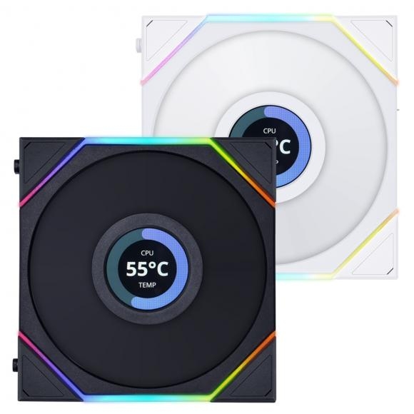 LIAN LI UNI FAN TL120 LCD 블랙 3팩/Controller