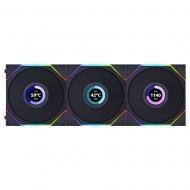 리안리 UNI FAN TL120 LCD 블랙 3팩/Controller