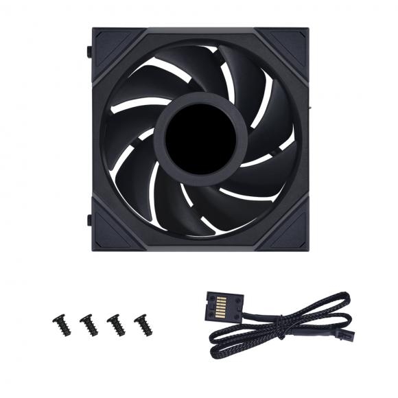 LIAN LI UNI FAN TL120 LCD 블랙 1팩