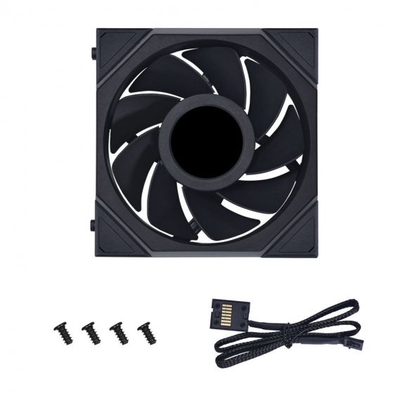 LIAN LI UNI FAN TL120 LCD 리버스 블랙 1팩