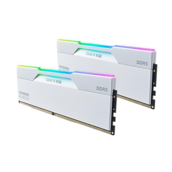 (4는4월) ESSENCORE KLEVV DDR5-6400 CL32 CRAS V RGB 화이트 패키지 서린 (32GB(16Gx2))