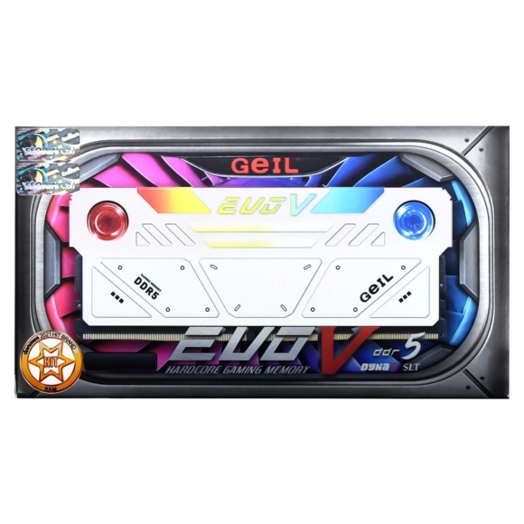GeIL DDR5-8000 CL38 EVO V RGB 화이트 패키지 32GB(16Gx2)
