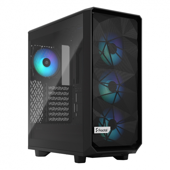 리퍼) - Fractal Design Meshify 2 Compact Lite RGB Light 강화유리 (Black)