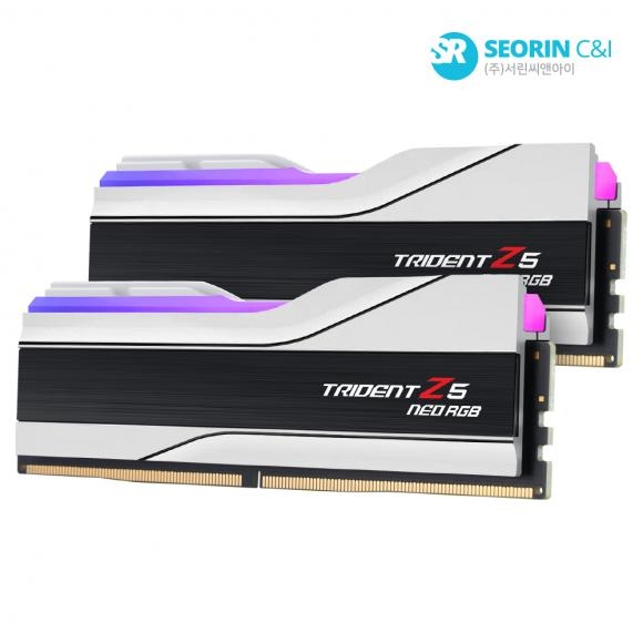 G.SKILL DDR5 6000 CL30 TRIDENT Z5 NEO RGB 화이트 패키지 32GB(16Gx2)