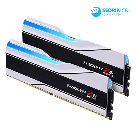 G.SKILL DDR5 6000 CL30 TRIDENT Z5 NEO RGB 화이트 패키지 32GB(16Gx2)