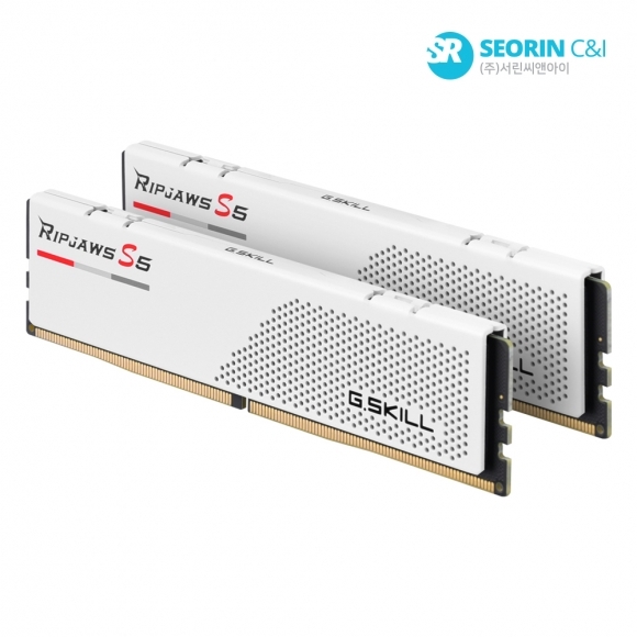 G.SKILL DDR5-5200 CL36 RIPJAWS S5 J 화이트 패키지 64GB(32Gx2)
