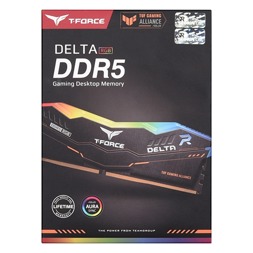 (4는4월) TEAMGROUP T-Force DDR5-5600 CL36 Delta TUF Gaming RGB 패키지 32GB(16Gx2)