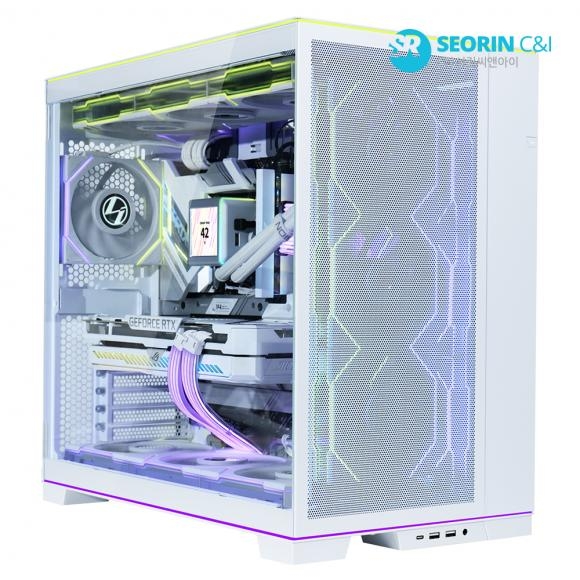 (4는4월) LIAN LI PC-O11D EVO RGB 프론트 메쉬 킷 (화이트)