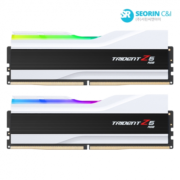 G.SKILL DDR5-6000 CL32 TRIDENT Z5 RGB J 화이트 패키지 32GB(16Gx2)