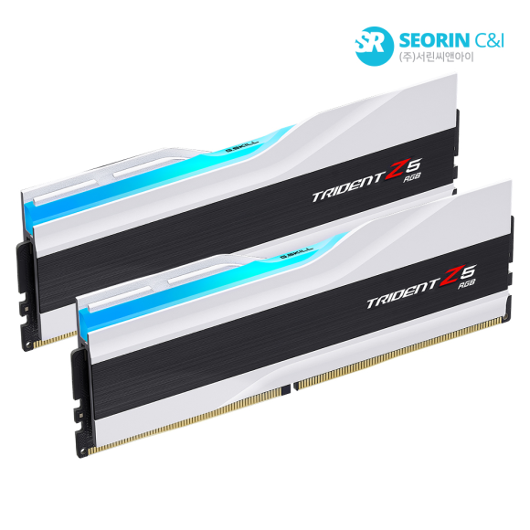 지스킬 DDR5-6000 CL32 TRIDENT Z5 RGB J 화이트 패키지 32GB(16Gx2)