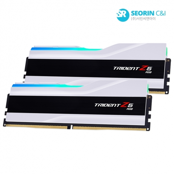 G.SKILL DDR5-6000 CL32 TRIDENT Z5 RGB J 화이트 패키지 32GB(16Gx2)