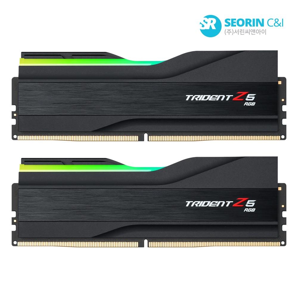 G.SKILL DDR5-5200 CL40 TRIDENT Z5 RGB J 블랙 패키지 32GB(16Gx2)