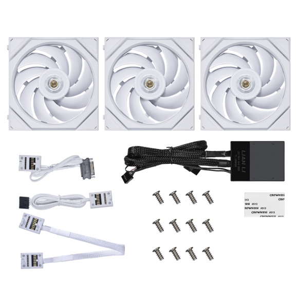 [행사] LIAN LI UNI FAN TL120 화이트 3팩/Controller