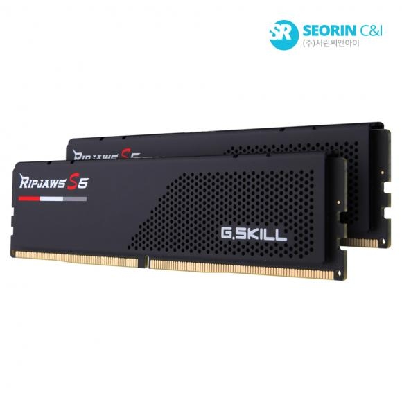 [10%] G.SKILL DDR5-5200 CL40 RIPJAWS S5 J 블랙 패키지 32GB(16Gx2)