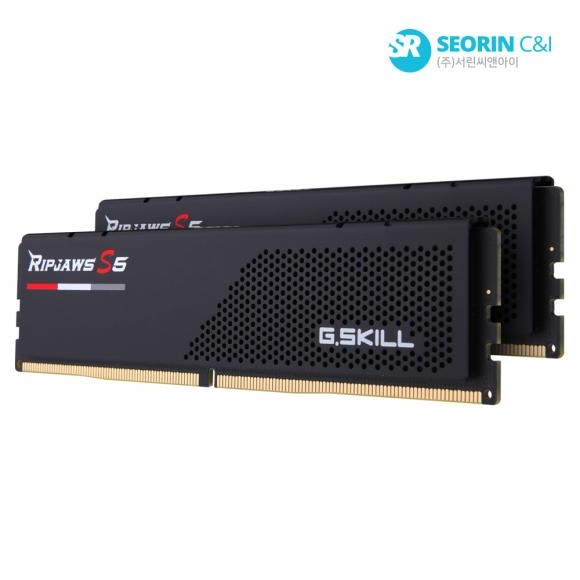 [행사] G.SKILL DDR5-5200 CL40 RIPJAWS S5 J 블랙 패키지 64GB(32Gx2)