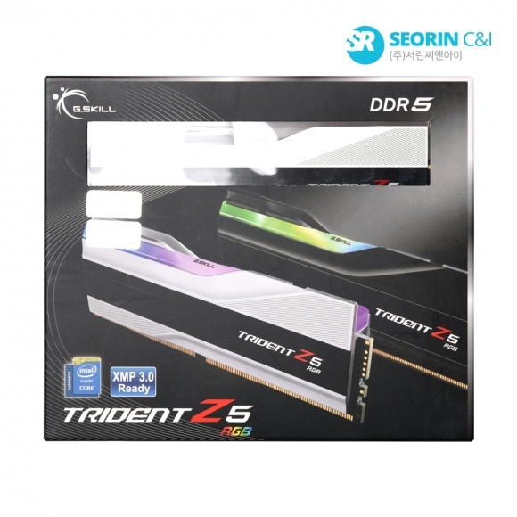 [행사] G.SKILL DDR5-5200 CL40 TRIDENT Z5 RGB J 실버 패키지 32GB(16Gx2)