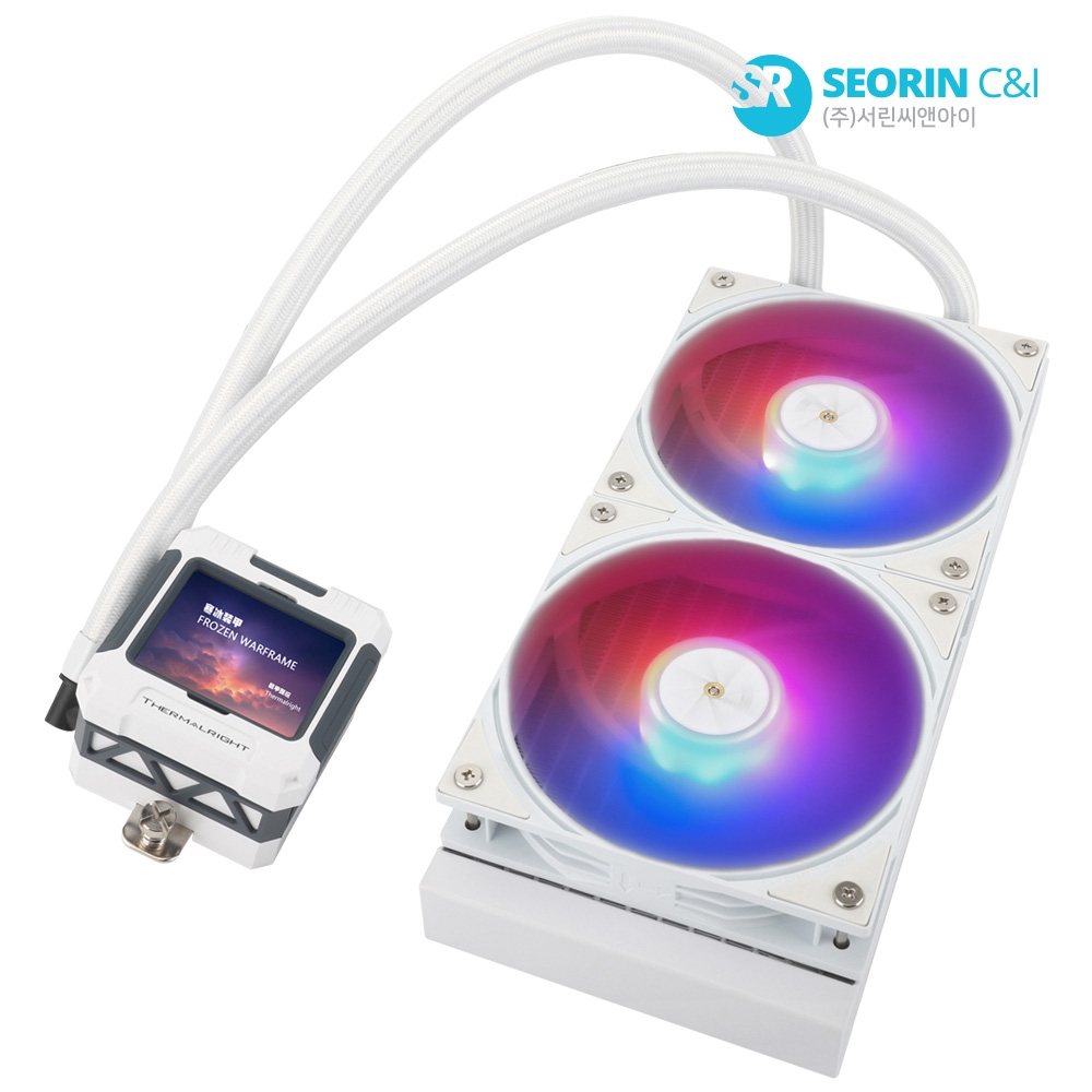 [행사] Thermalright FROZEN WARFRAME 240 ARGB 서린 (WHITE)