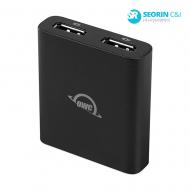 OWC Type C to 듀얼 DisplayPort 어댑터 서린 썬더볼트4 DP 1.4 8K30Hz 4K60Hz 애플 맥 지원