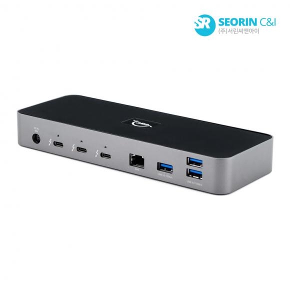 OWC Thunderbolt4 Dock (10포트/썬더볼트4 Type C) 서린 40Gbs 96W 8K60Hz 4K120Hz 애플 맥 지원