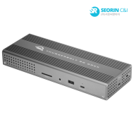 OWC Thunderbolt Go Dock (10포트/썬더볼트4 Type C) 서린 40Gbs 90W 8K60Hz 4K120Hz 애플 맥 지원