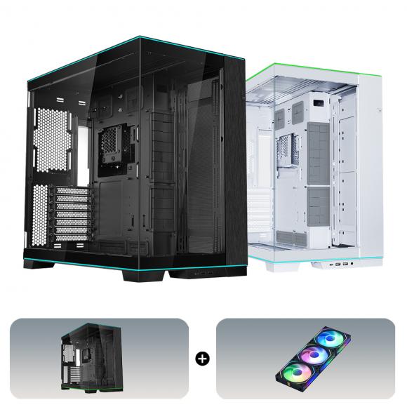 [패키지] PC O11D EVO RGB + UNI FAN 3팩 (쿨링팬 선택가능)