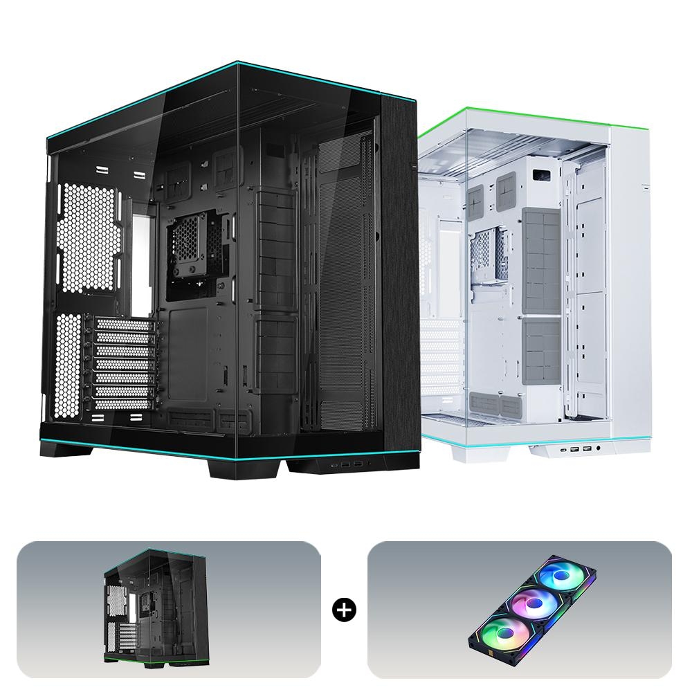 [패키지] PC O11D EVO RGB + UNI FAN 3팩 (쿨링팬 선택가능)