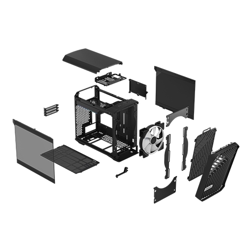리퍼 - Fractal Design Torrent Nano Black RGB TG Light Tint