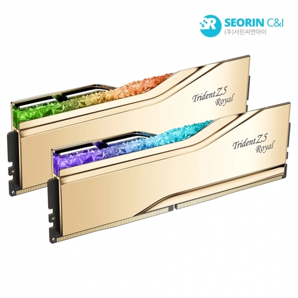 G.SKILL DDR5-7200 CL34 TRIDENT Z5 ROYAL 골드 패키지 (32GB(16Gx2))