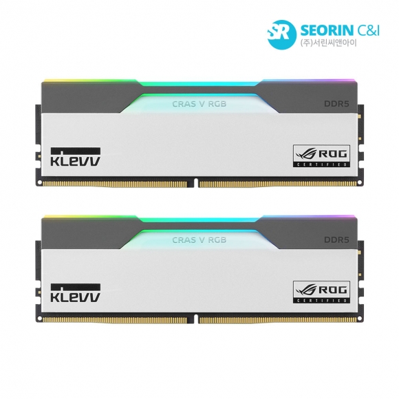 ESSENCORE KLEVV DDR5-7200 CL34 CRAS V RGB ROG 패키지 서린 (32GB(16Gx2))