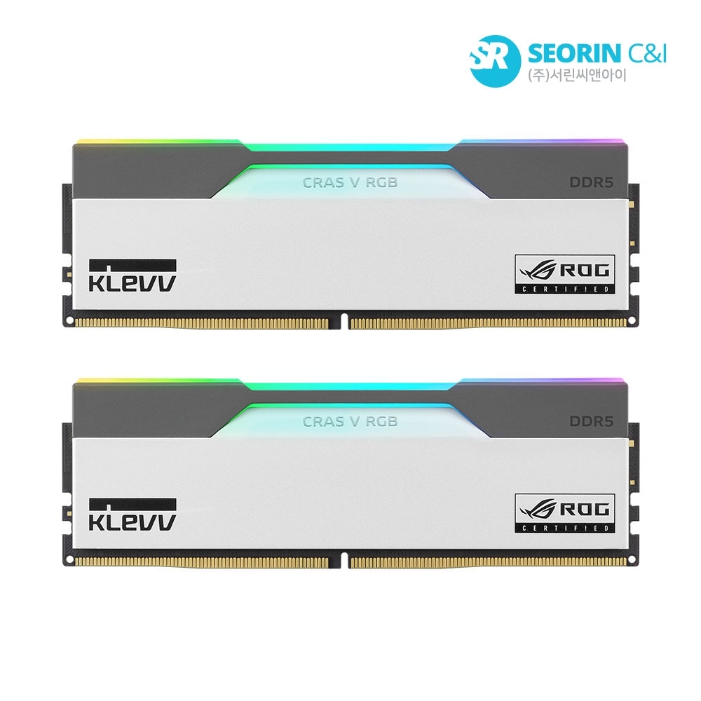 ESSENCORE KLEVV DDR5-7200 CL34 CRAS V RGB ROG 패키지 서린 (32GB(16Gx2))