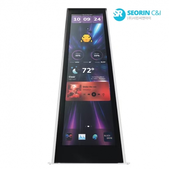 HYTE Y70 Touch Infinite Display Upgrade 터치패널 피치 블랙