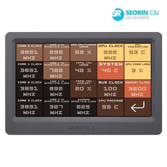 [행사] G.SKILL WigiDash PC커맨드 터치 패널