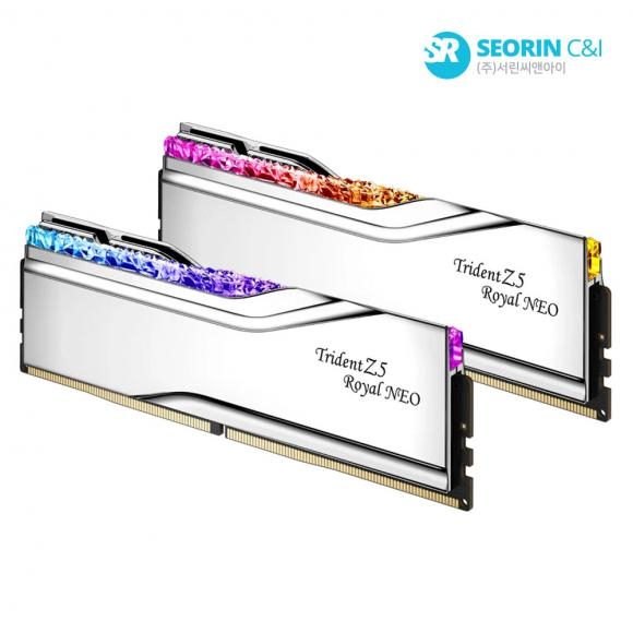 G.SKILL DDR5-6400 CL30 TRIDENT Z5 ROYAL NEO 실버 (32GB(16Gx2))