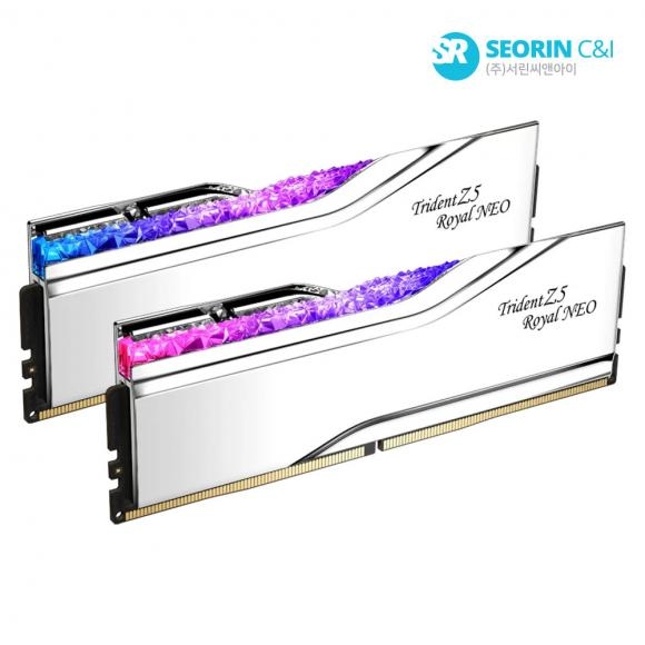 G.SKILL DDR5-6400 CL30 TRIDENT Z5 ROYAL NEO 실버 (32GB(16Gx2))