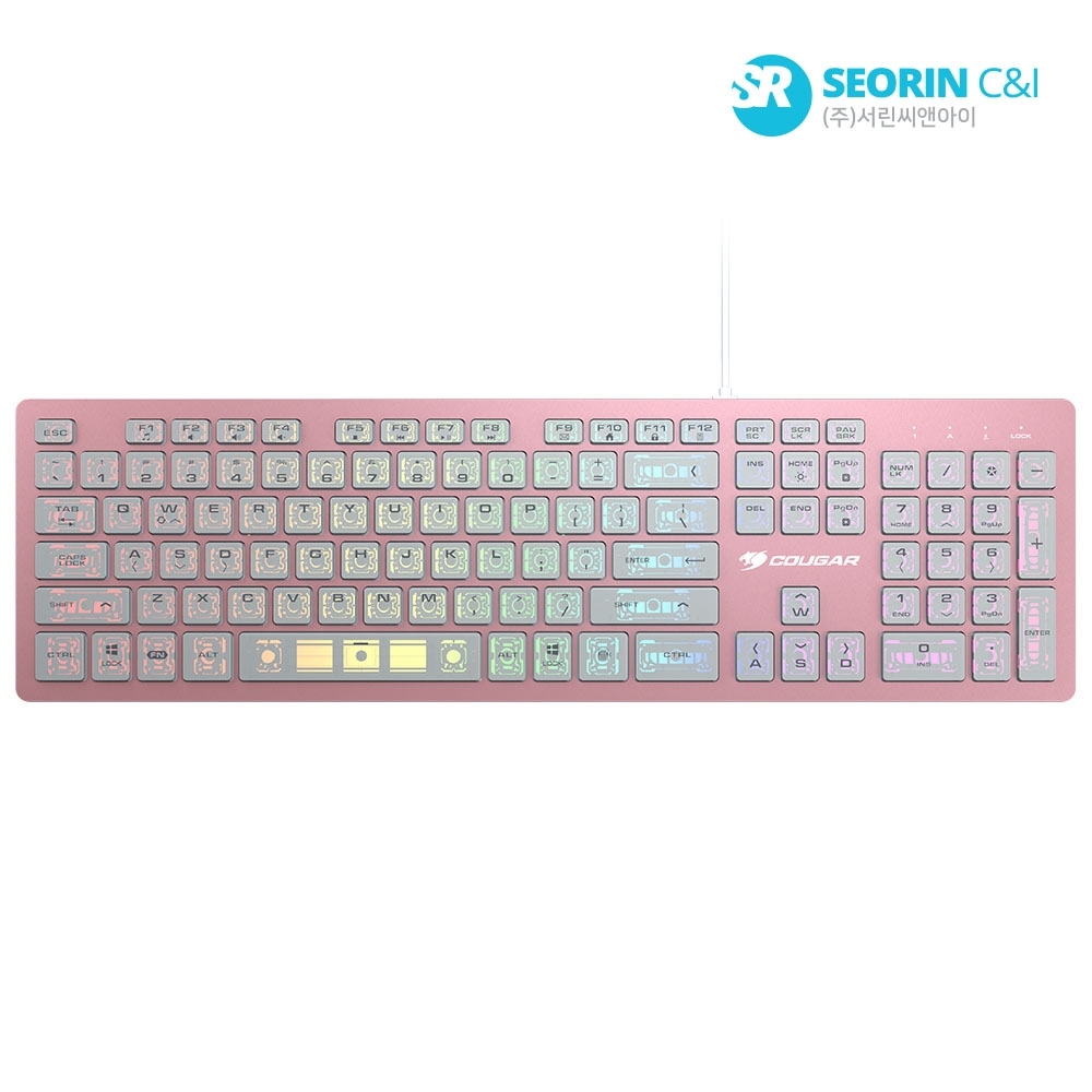 [행사] COUGAR VANTAR AX (Pink) 게이밍 키보드