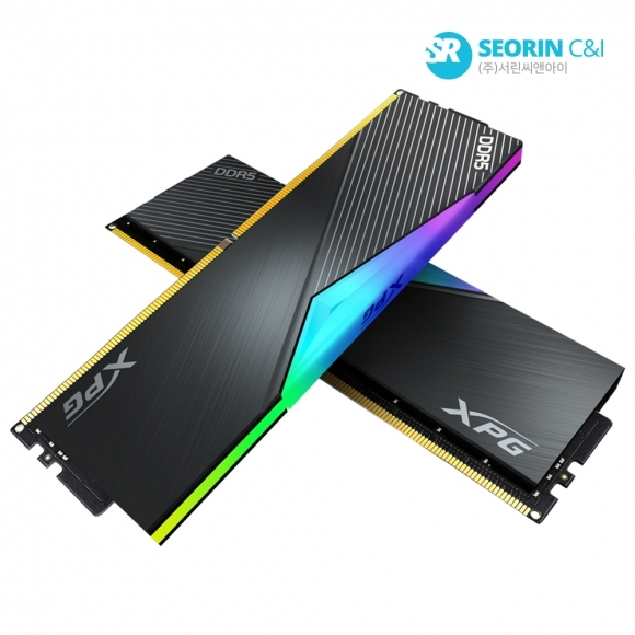 ADATA DDR5-6000 CL30 LANCER RGB 블랙 패키지 서린 (32GB(16Gx2))