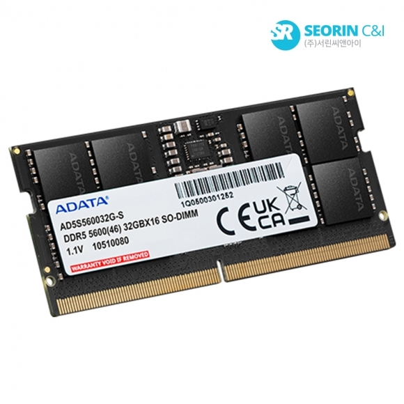 ADATA 노트북 DDR5-5600 CL46 서린 (32GB)