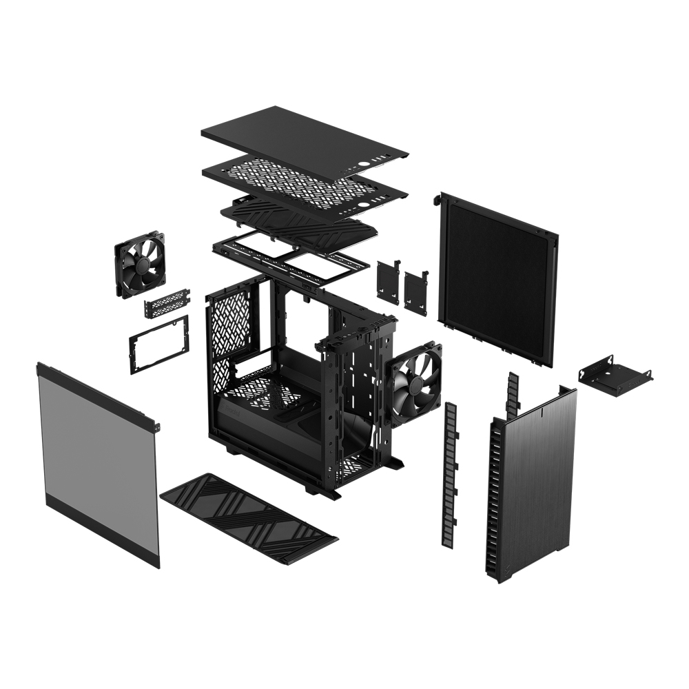 리퍼 - Fractal Design Define 7 Nano Light 강화유리 블랙