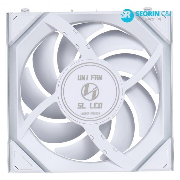 LIAN LI UNI FAN SL Wireless LCD 120 리버스 화이트 3팩