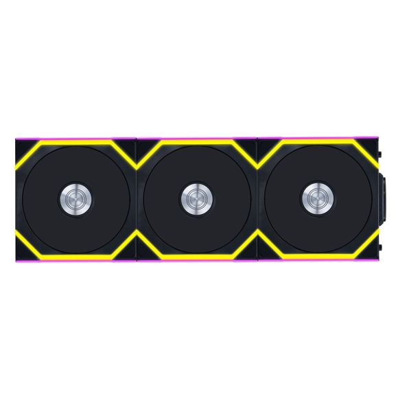 리안리 UNI FAN SL Wireless 120 블랙 3팩