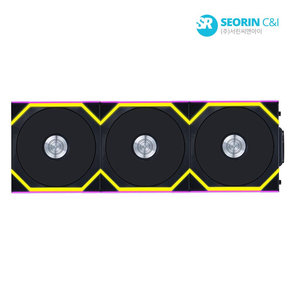 LIAN LI UNI FAN SL Wireless 120 리버스 블랙 3팩