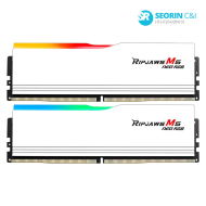 지스킬 DDR5-6000 CL36 RIPJAWS M5 NEO RGB 화이트 패키지 (64GB(32Gx2))