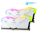 TeamGroup T-Force DDR5-6000 CL28 Delta RGB 화이트 패키지 서린 (32GB(16Gx2))