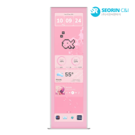 HYTE Y70 Touch Infinite Display Upgrade 터치패널 스트로베리 밀크