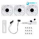 리안리 UNI FAN TL Wireless LCD 120 리버스 화이트 3팩