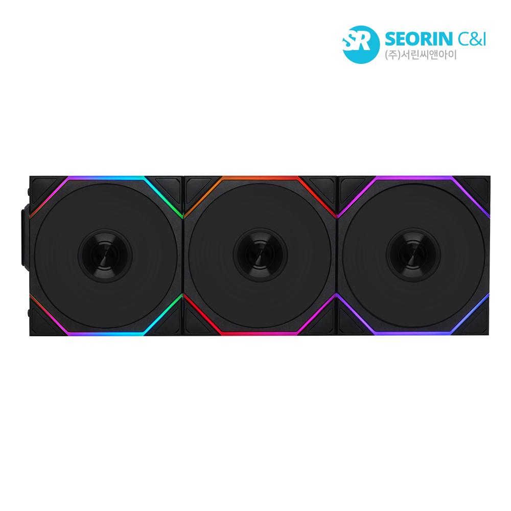 LIAN LI UNI FAN TL Wireless 120 리버스 블랙 3팩 LIAN LI UNI FAN TL Wireless 120 리버스 블랙 3팩