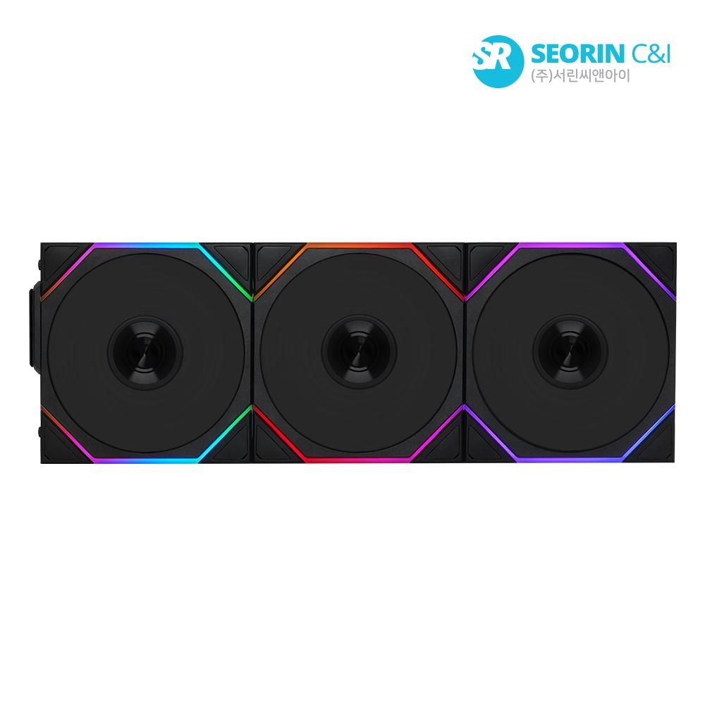 LIAN LI UNI FAN TL Wireless 120 리버스 블랙 3팩